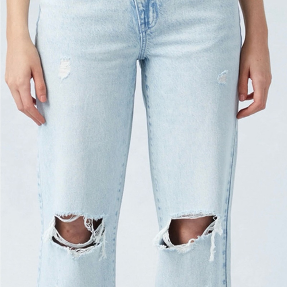 PacSun Eco ‘90s Boyfriend Jeans – Size 31, Asymmetrical Waistband
